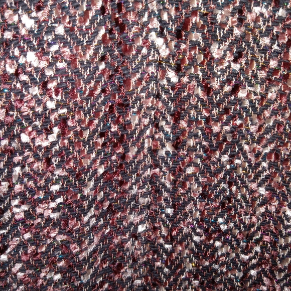 YAK MAGIK Multi Colored Tweed Sparkly Evening Jacket With Ruffled Hem Womns XL - Picture 13 of 13